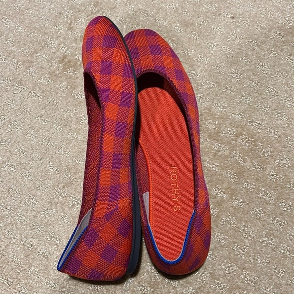 Rothy’s limited edition super cute Square plaid, size 9.5 - Picture 4 of 4